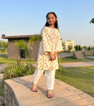 Girl kurti and pajama (SFKP-23-044)