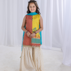 Girls Shirt and Gharara Set